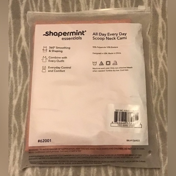 🌸🌸 Shapermint Essentials All Day Every Day Scoop Neck Cami 🌸🌸 - Picture 5 of 5